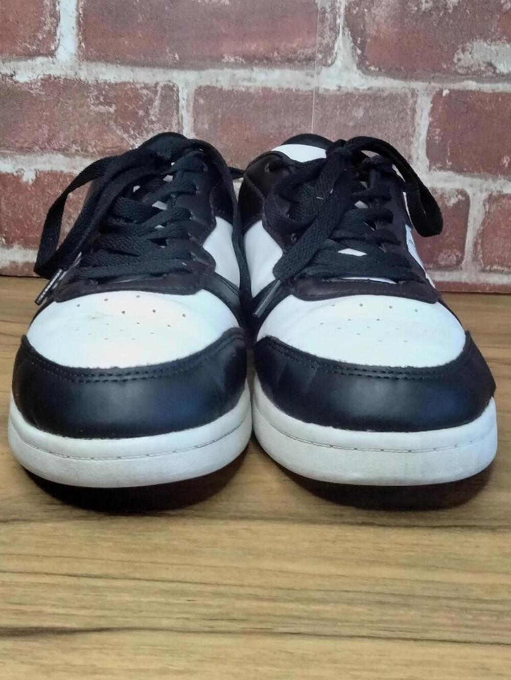 US Polo Shoes Womens Size 8 Beata Black White Low Top Sneakers - Picture 6 of 9
